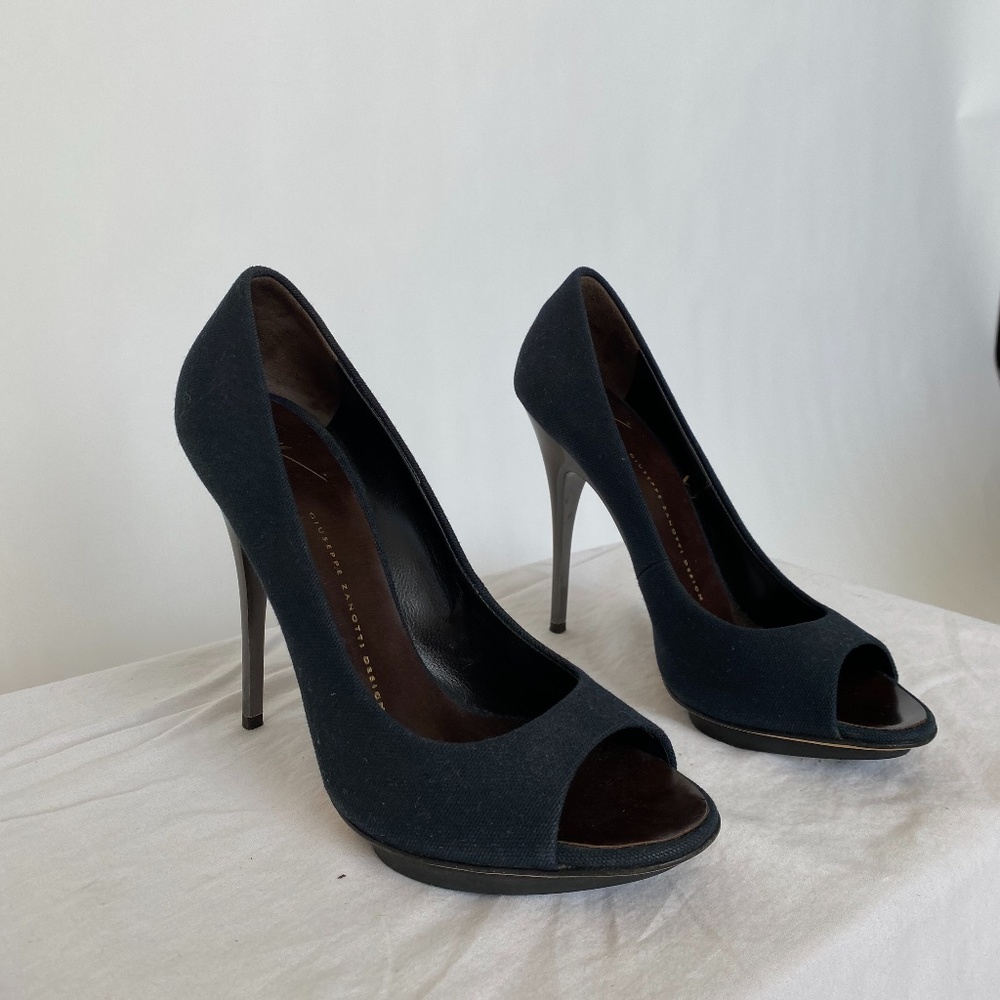 Giuseppe Zanotti Denim Heel